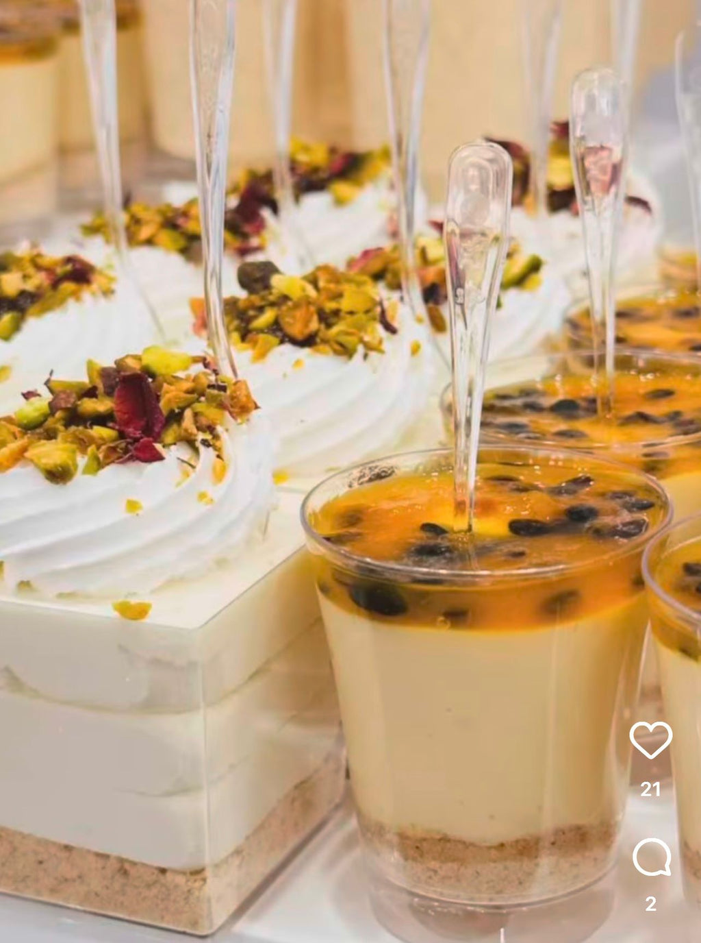 Mini desserts